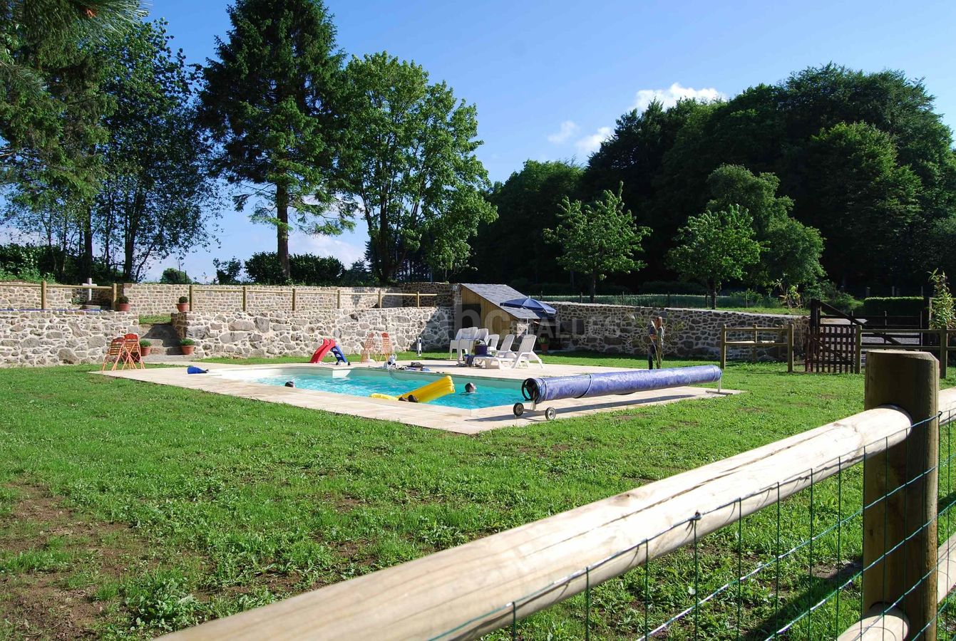 La piscine chauffée