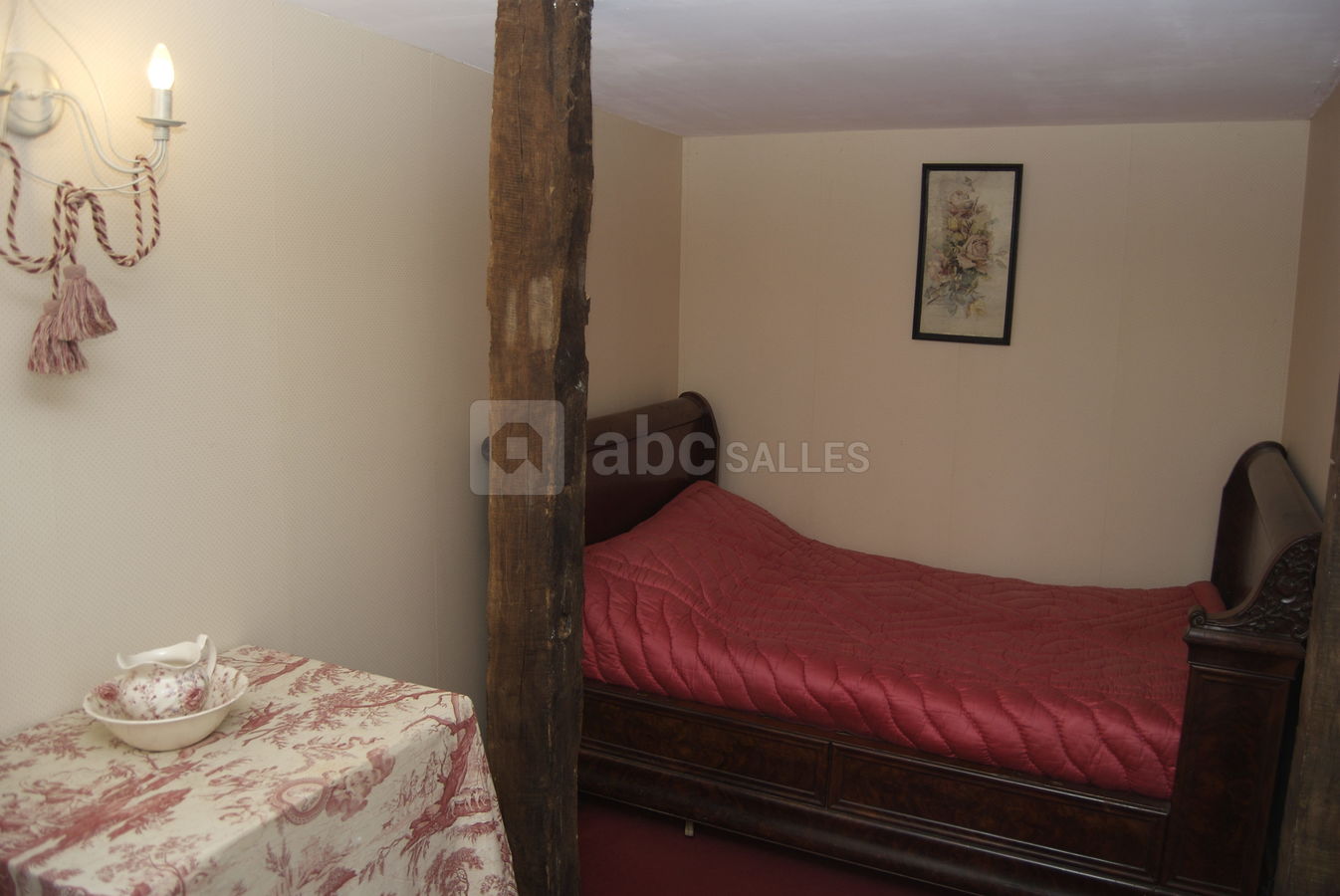 La petite chambre du gîte des fleurs