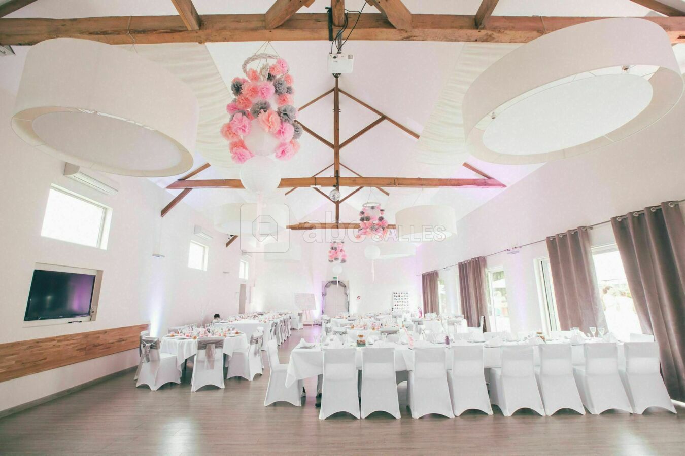 Salle décorée