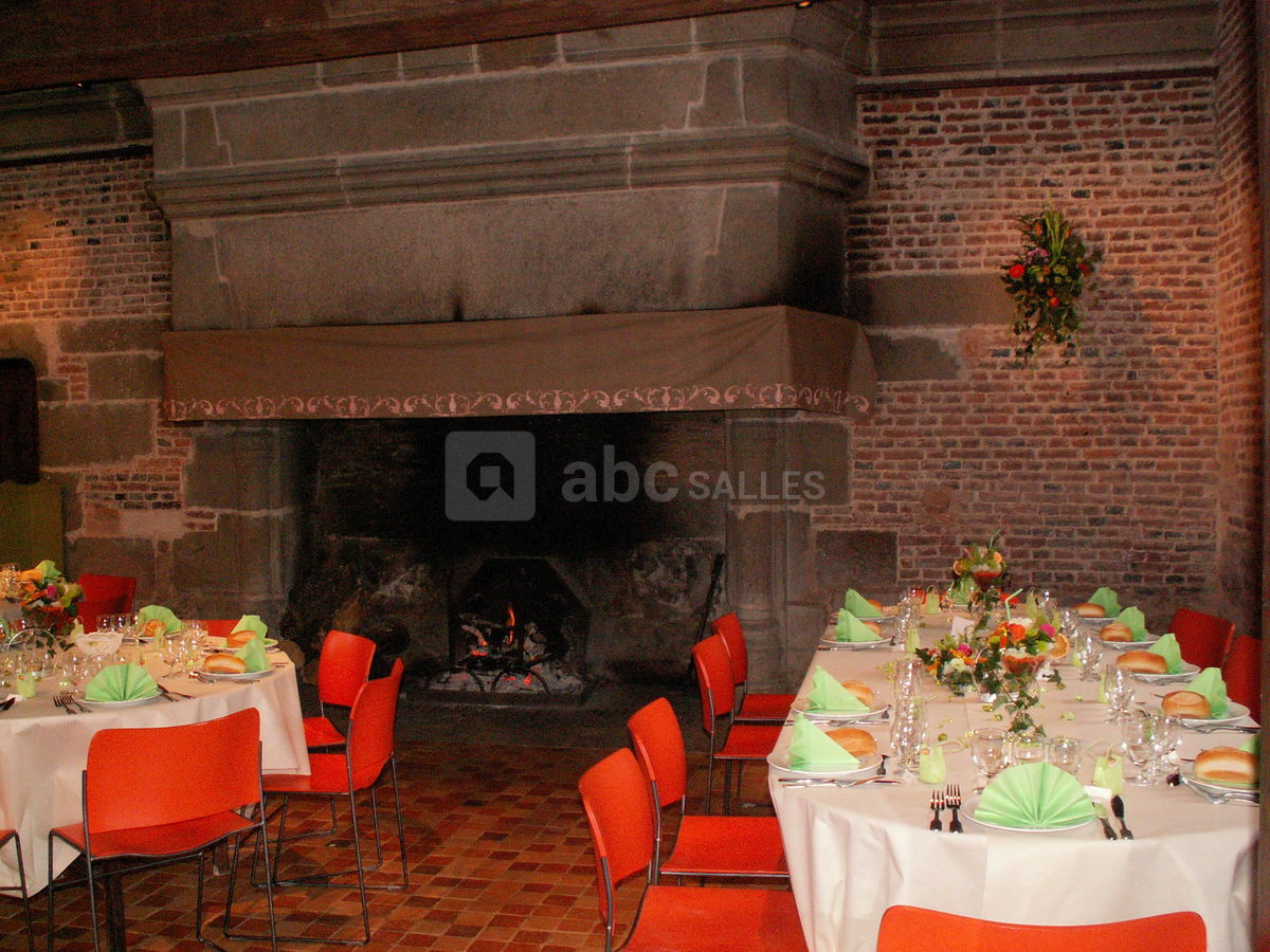 La salle des gardes au rez-de-chaussée