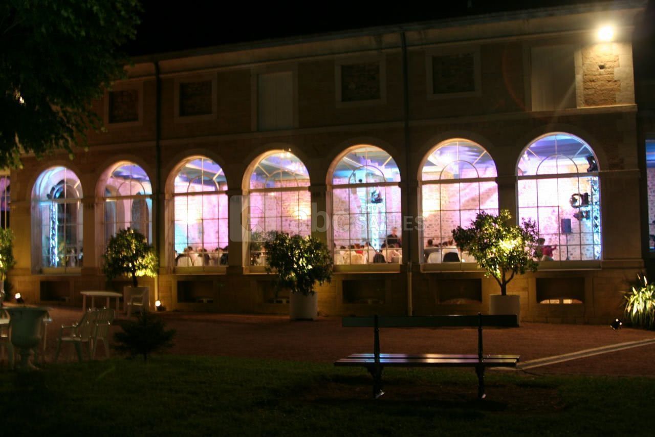 Orangerie by night