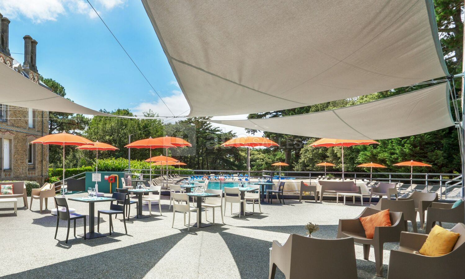 Terrasse du restaurant