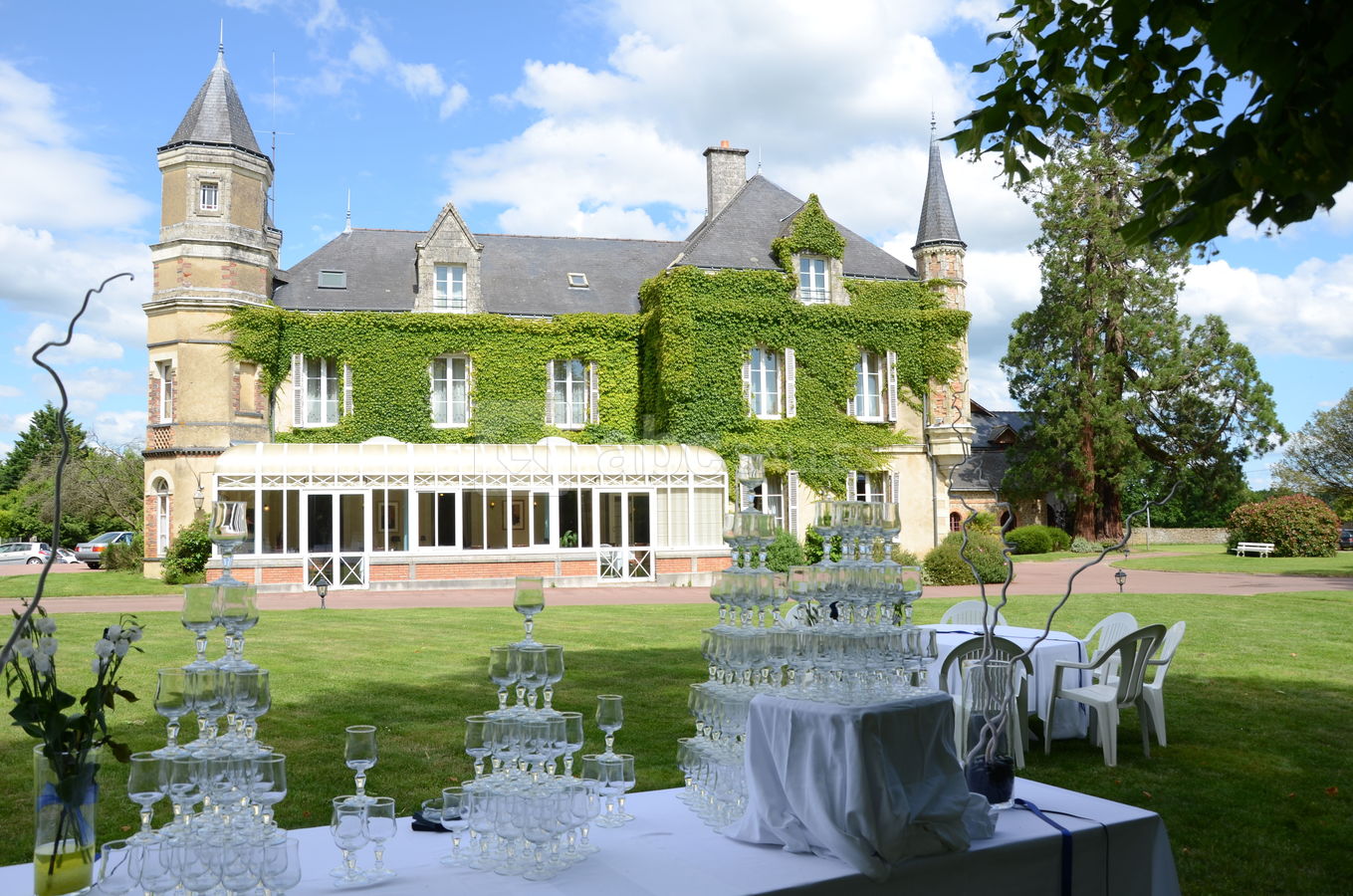 Façade extérieure du Château