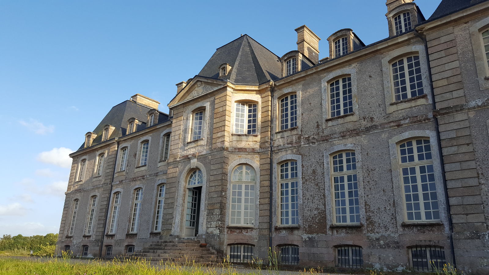 Façade arrière du château