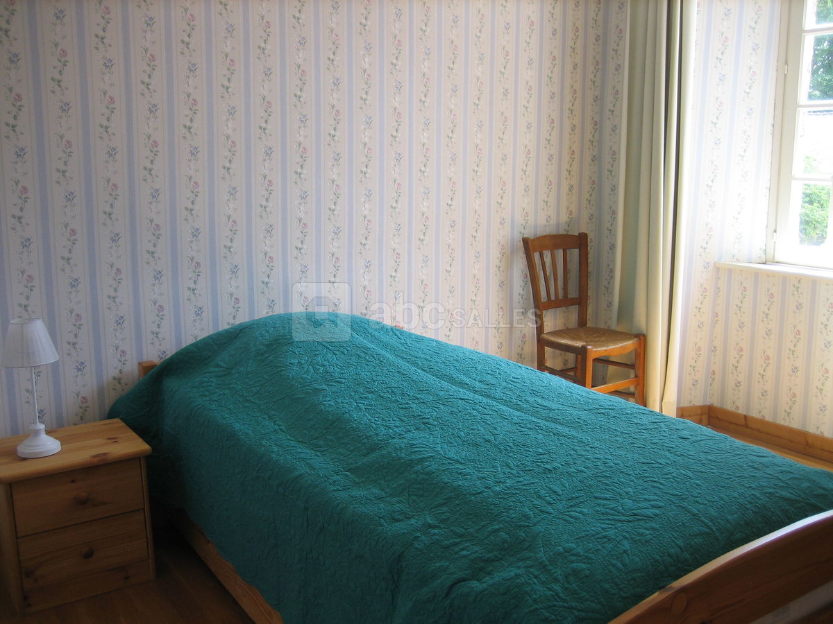 Gîte : chambre avec lits jumeaux