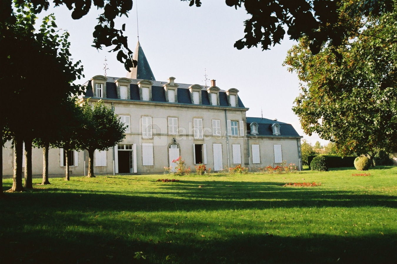 Vue du parc et du château