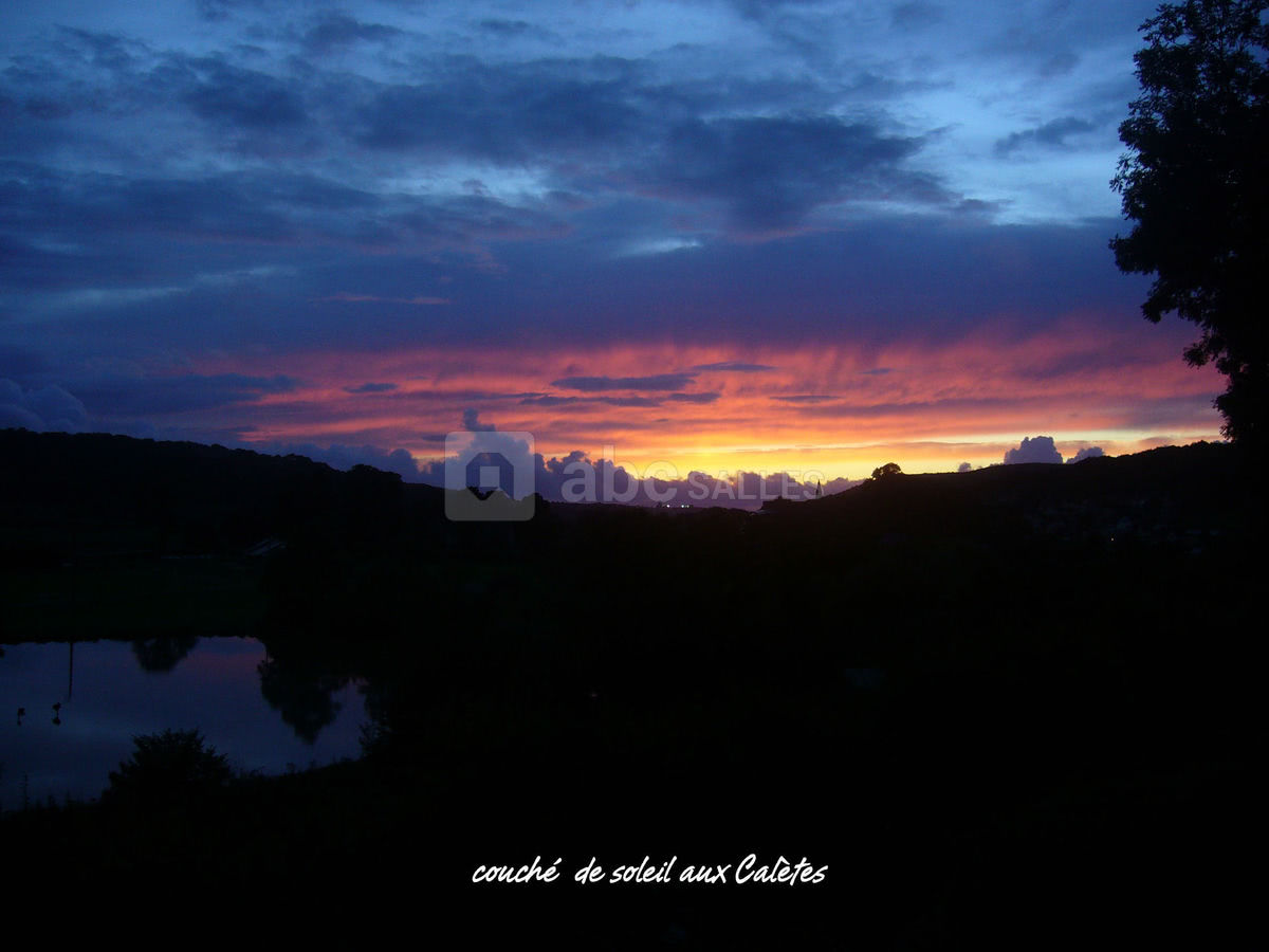 Couché de soleil aux calètes