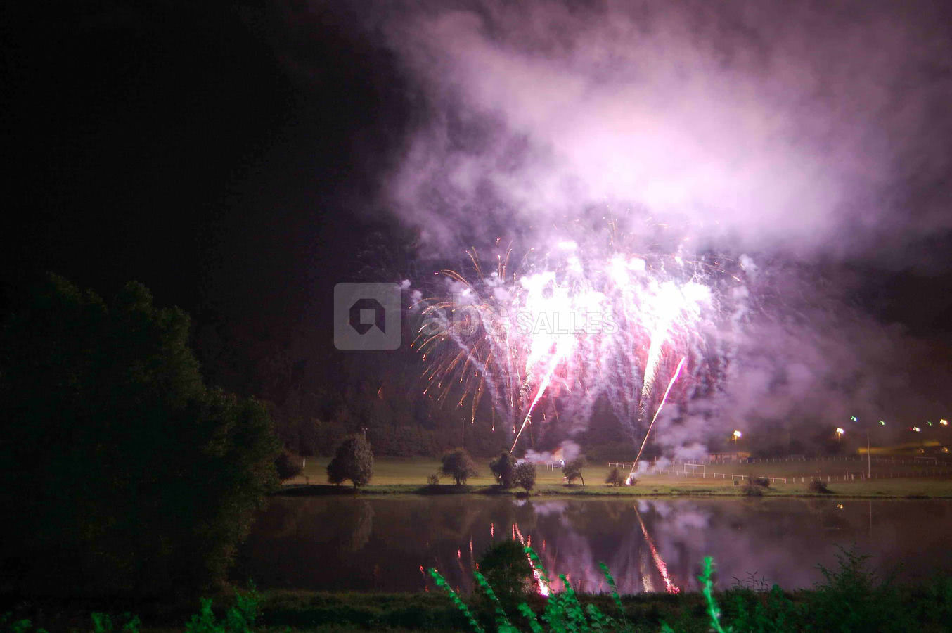 Feu d'artifice aux calètes