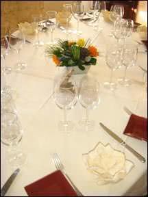 Une table pour 10 convives