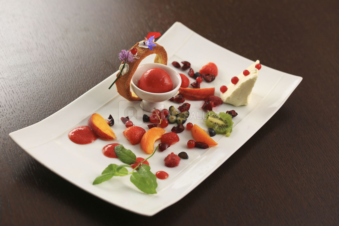 Assiette de fruits