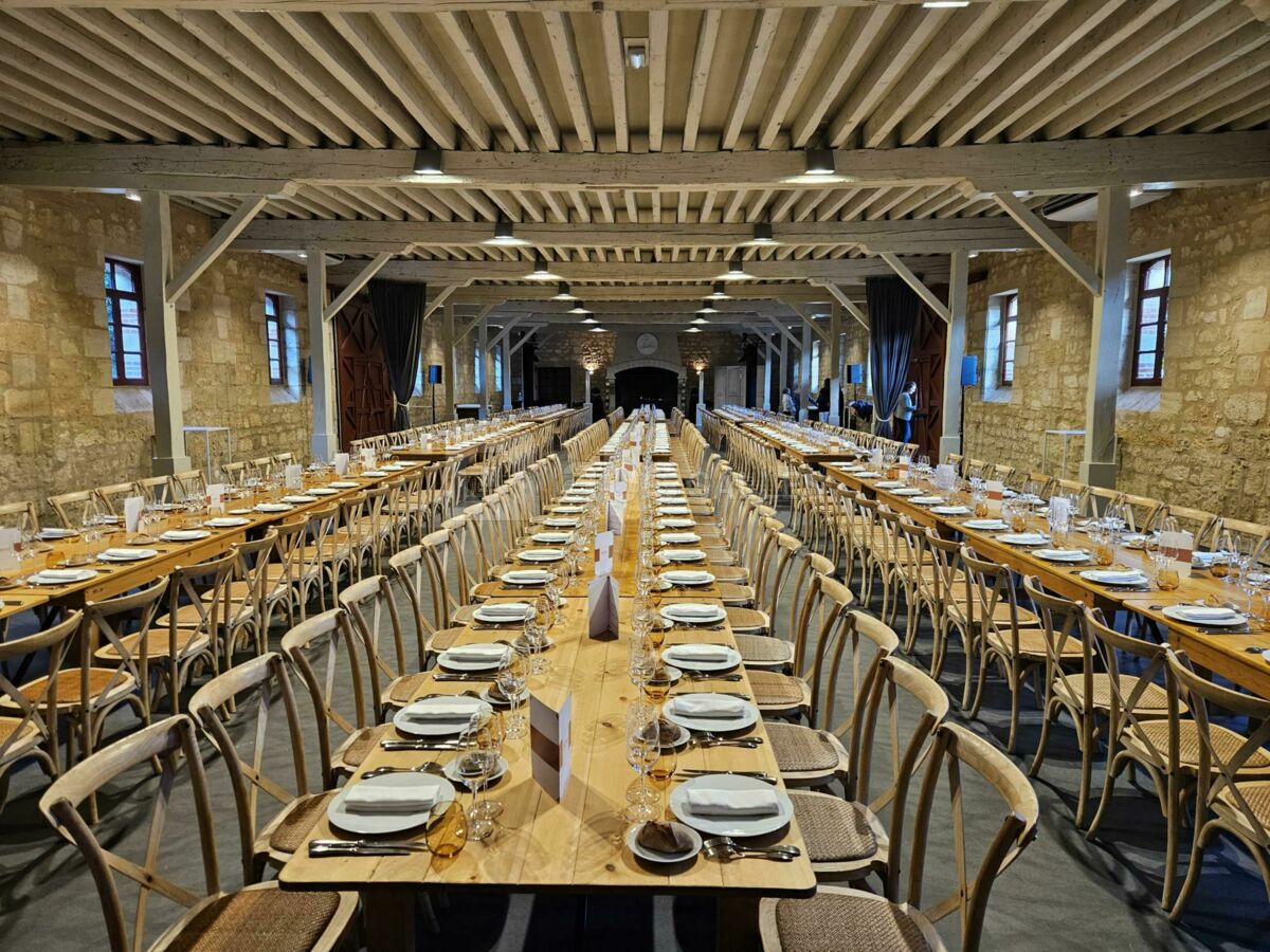 Dîner tables banquet