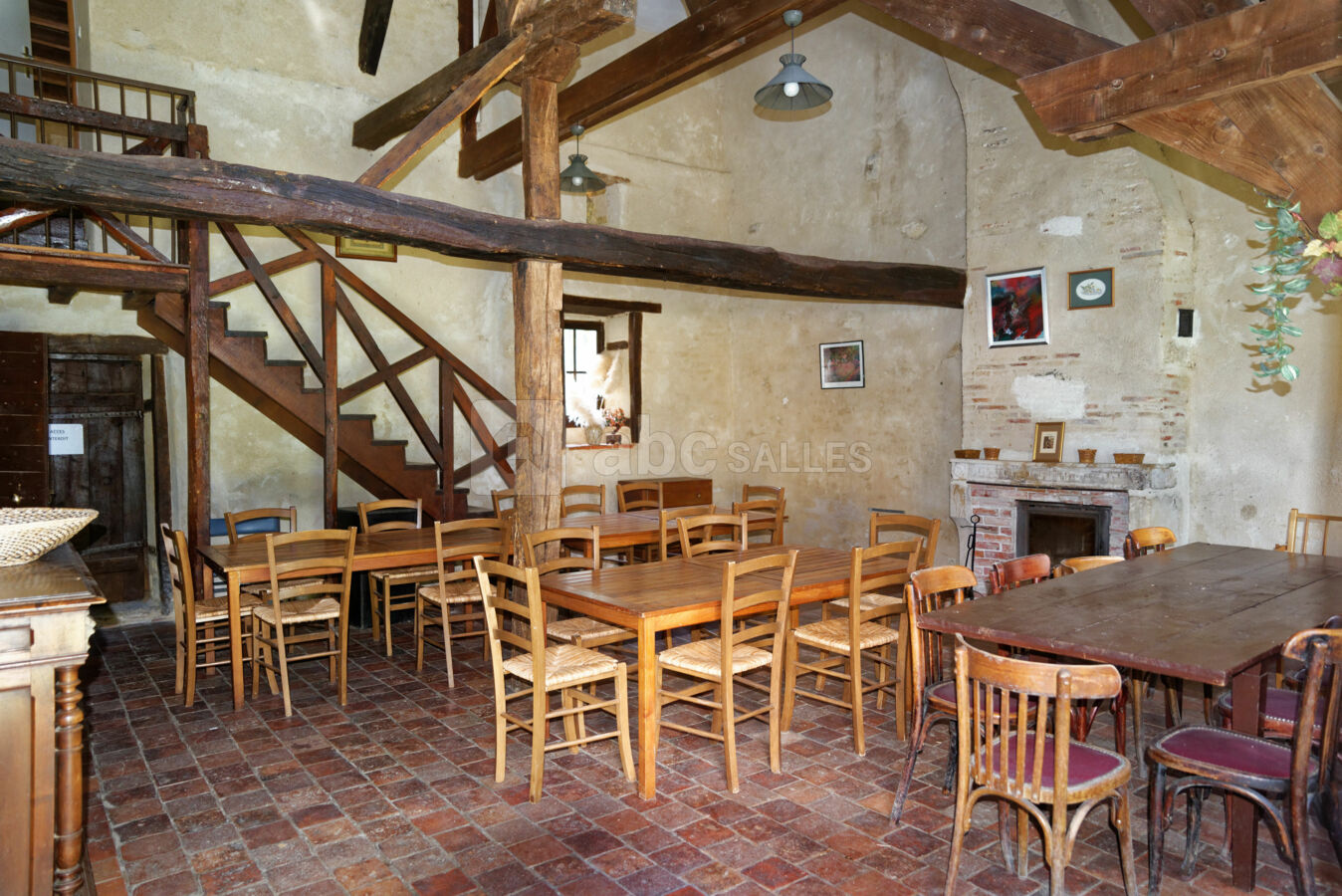 Grand gîte salle commune ou de réception
