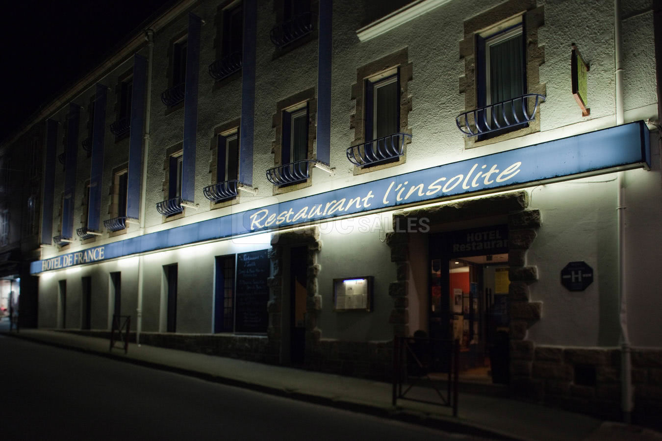 Façade de l'hotel
