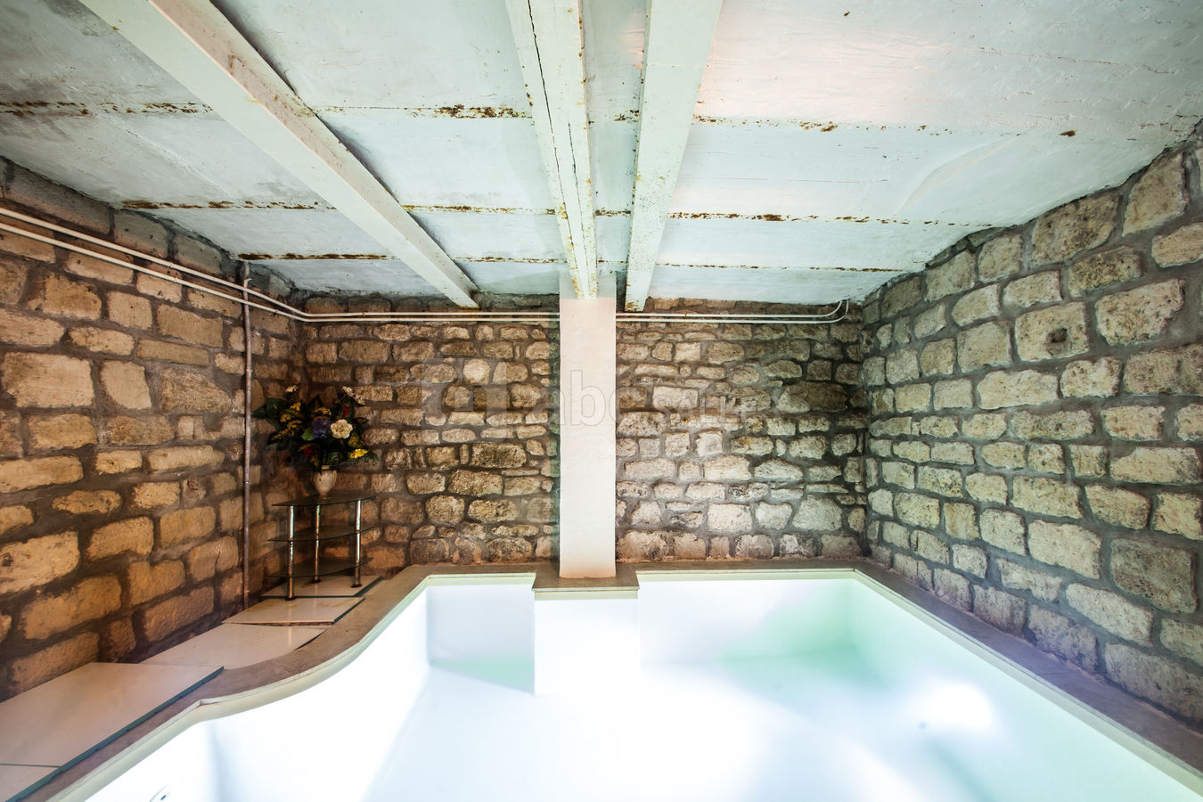 La piscine chauffée