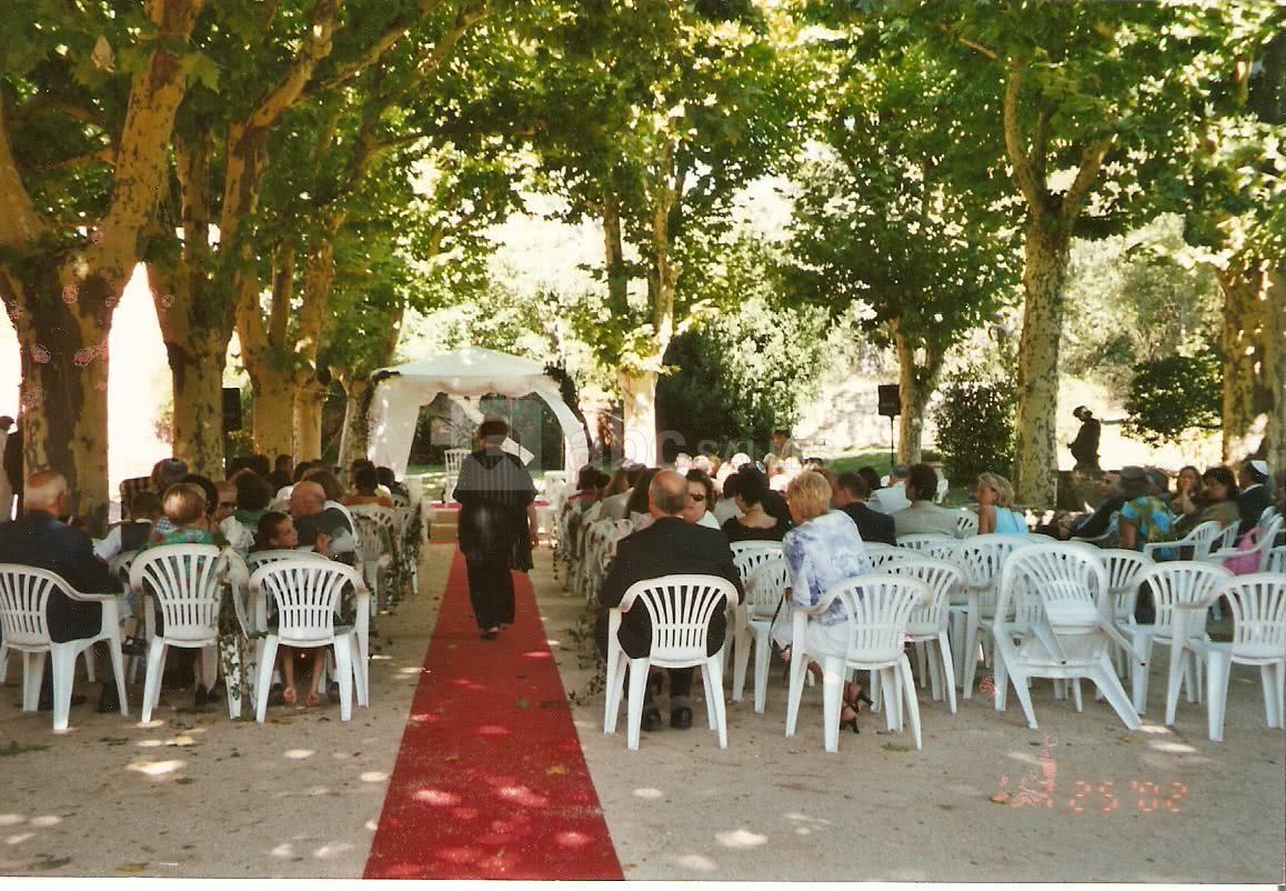 Cérémonie laïque sur la terrasse