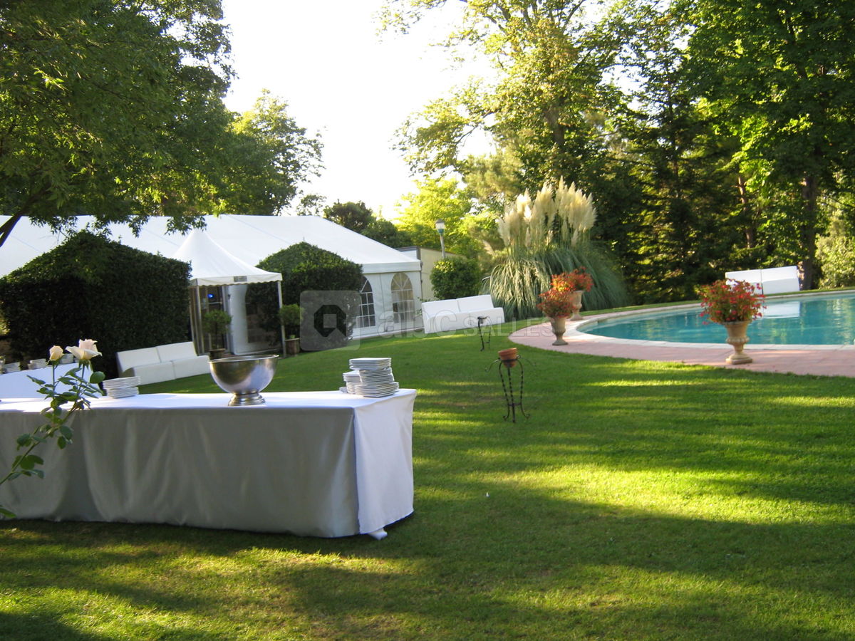 Un buffet extérieur