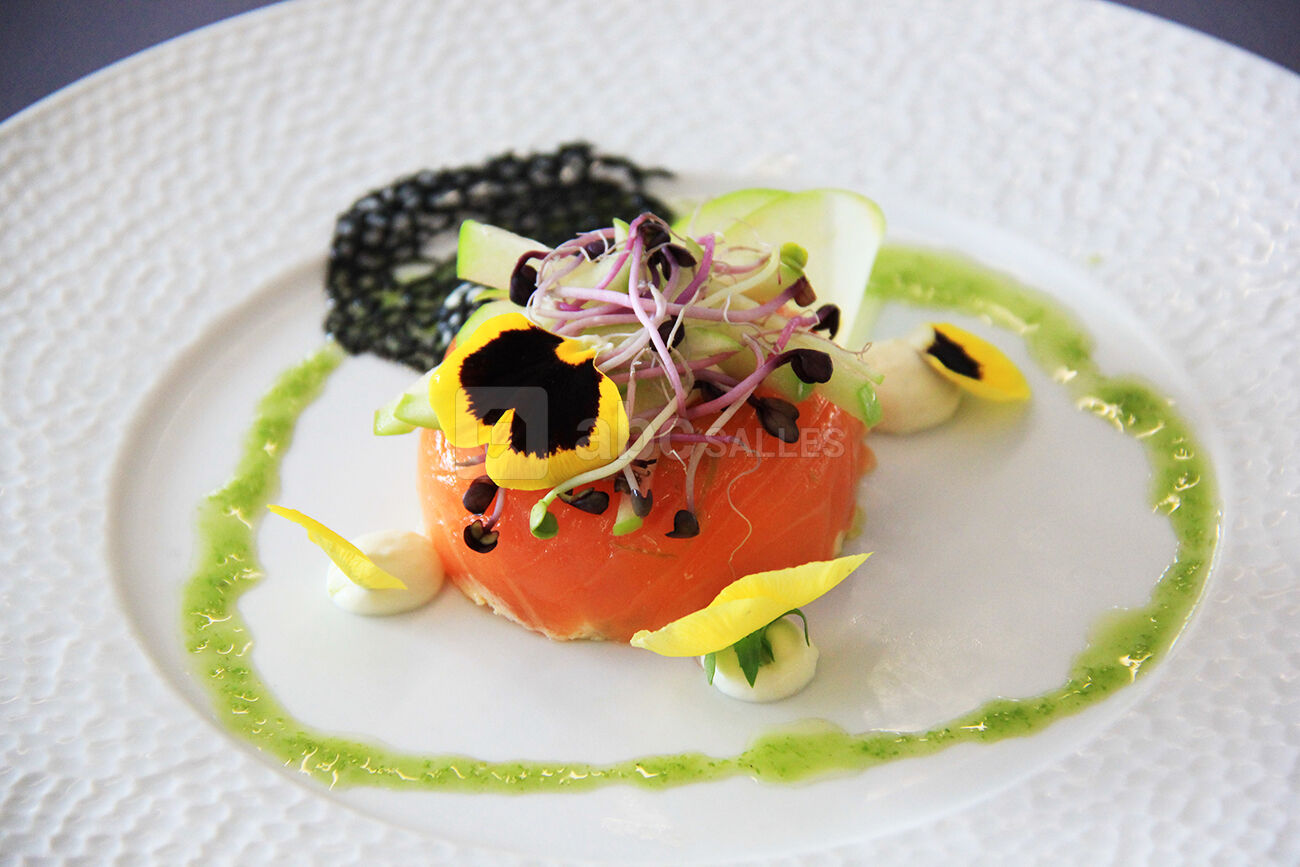 Entrée pour un menu traiteur
