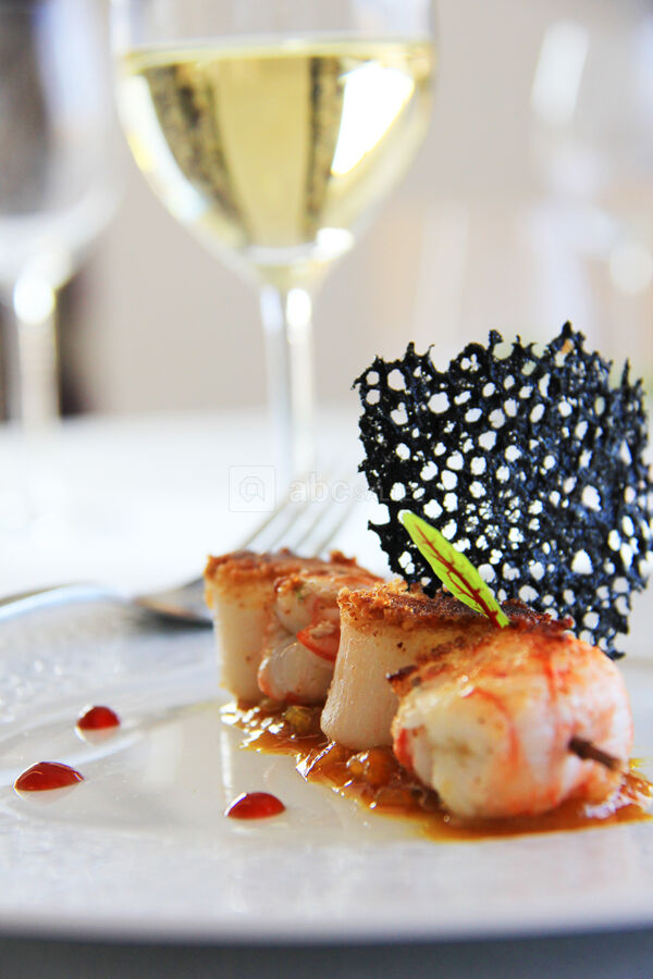 Plat pour un repas traiteur