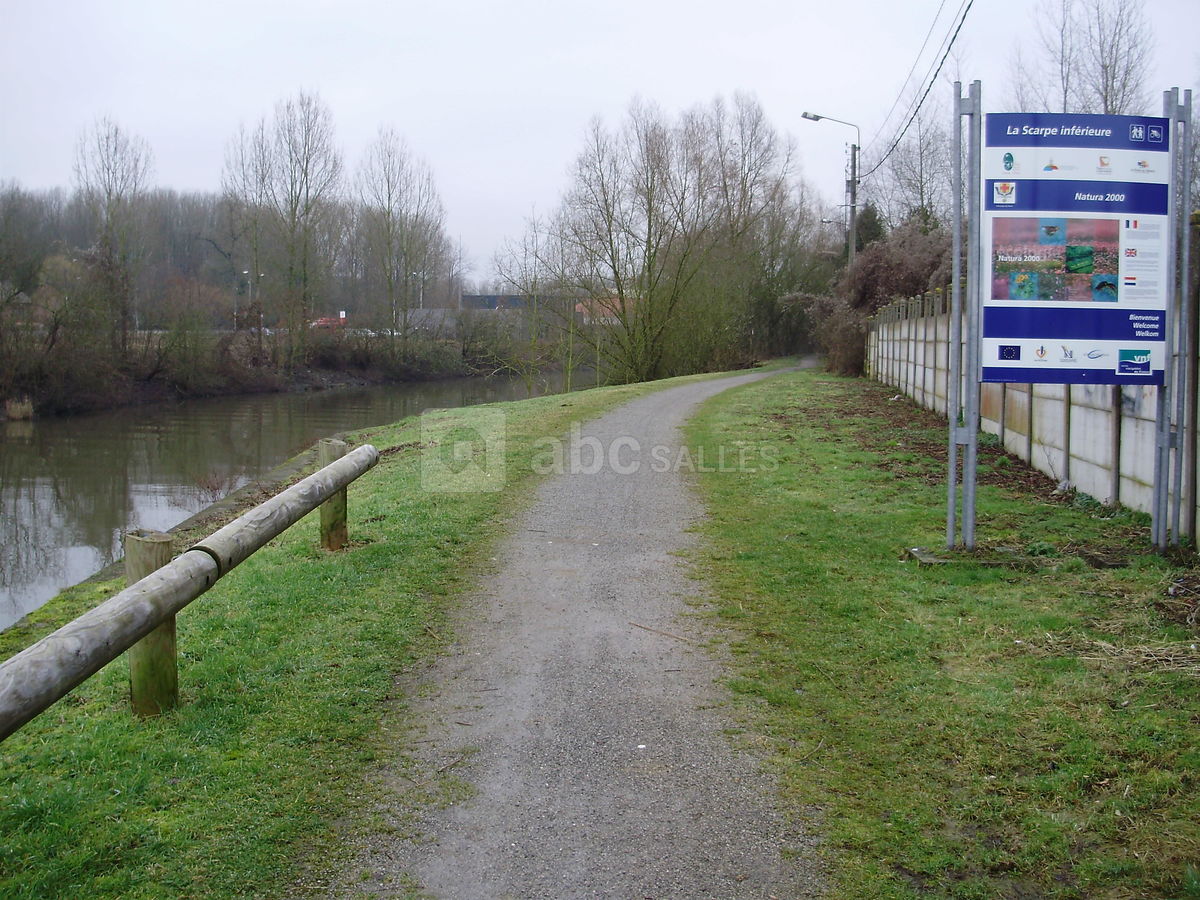 Chemins de halage, promenades le long de la scrape et de l'escaut
