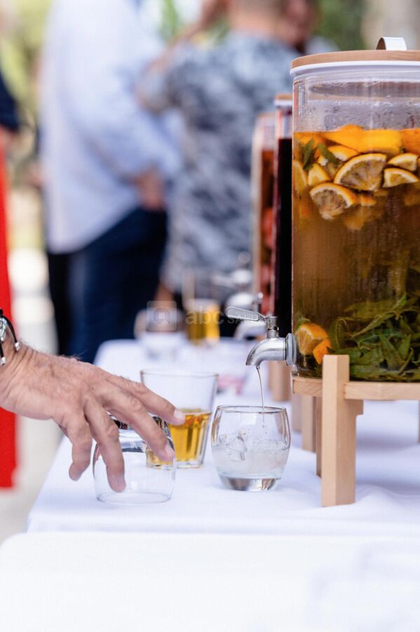 Vin d'honneur au Château L'Hospitalet