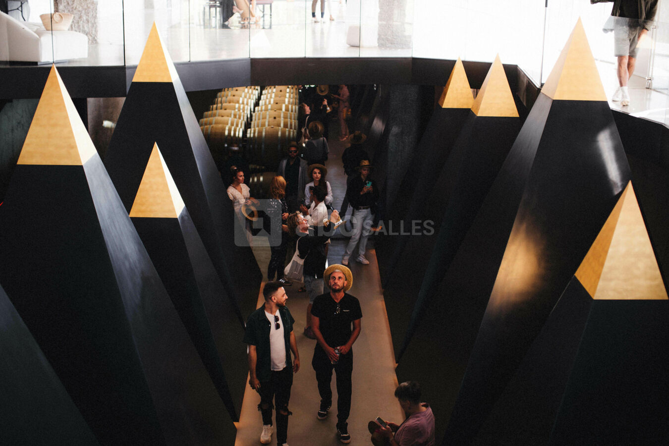 Activité oenotouristique, visite du Clos du Temple