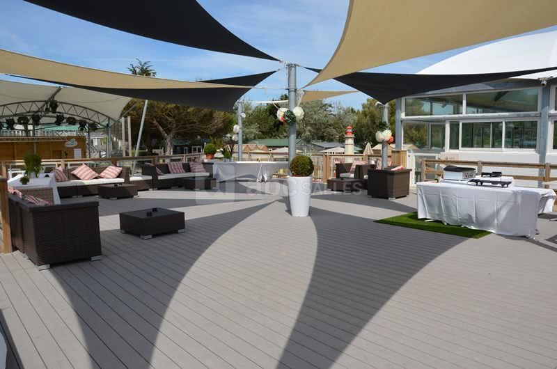 Une terrasse lounge