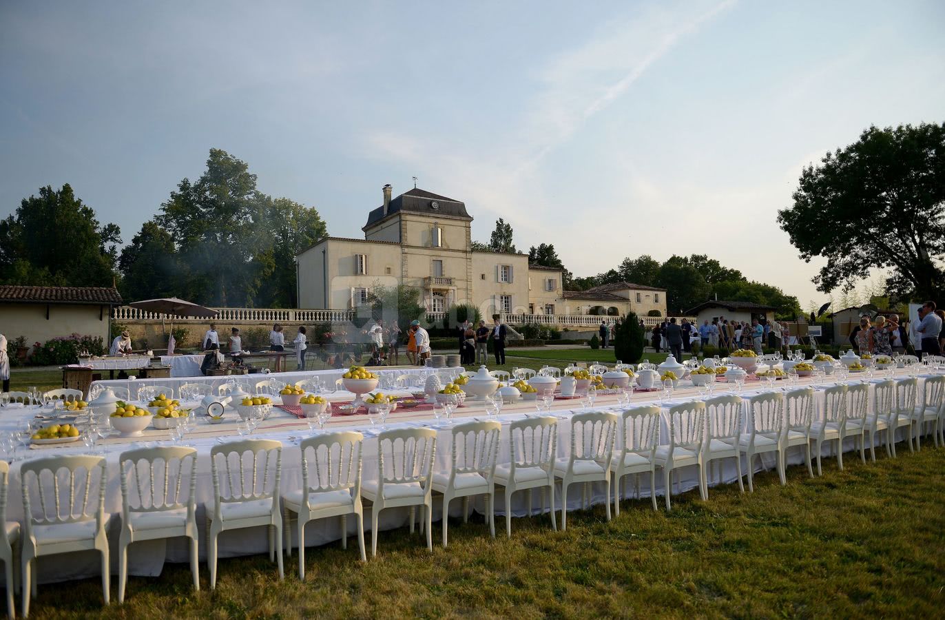 Repas lors d'un événement
