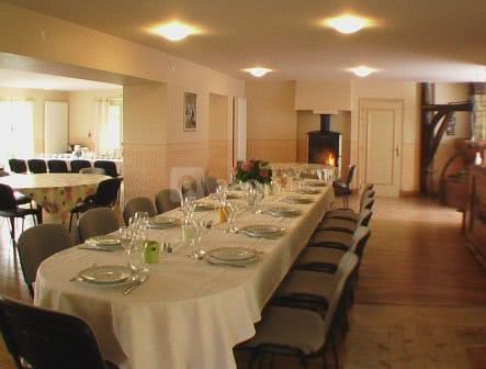 La salle réception au clos du meunier