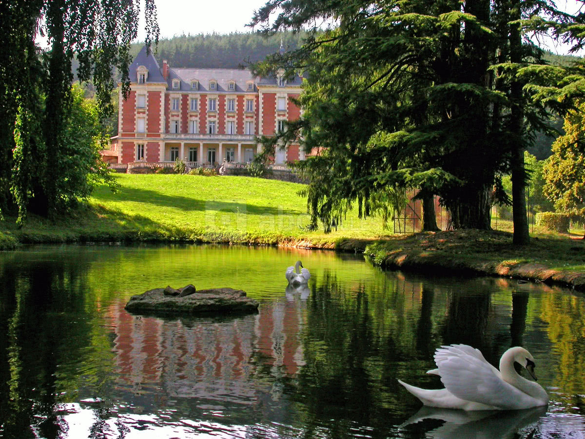 Le château depuis l'étang