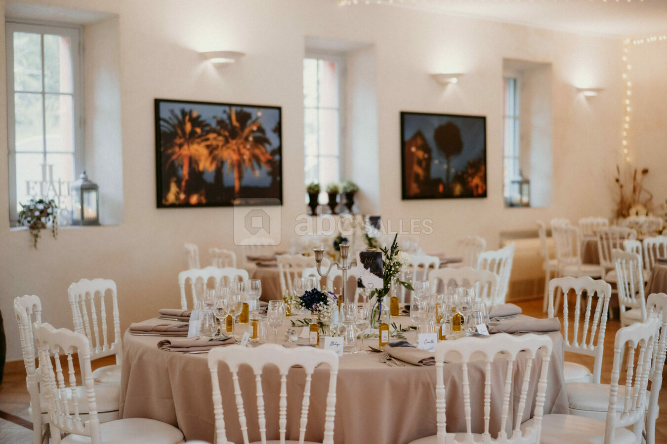 Repas dans l'orangerie