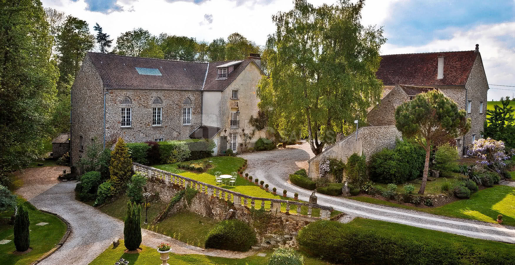 Vue d'ensemble du prieuré