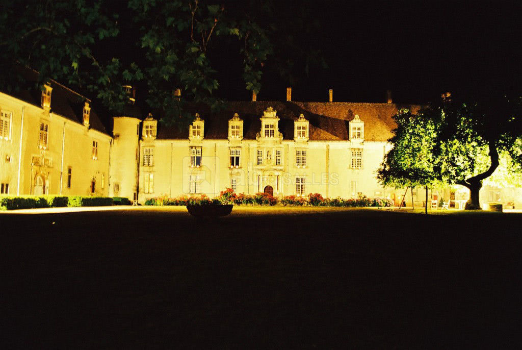 Vue du château de nuit