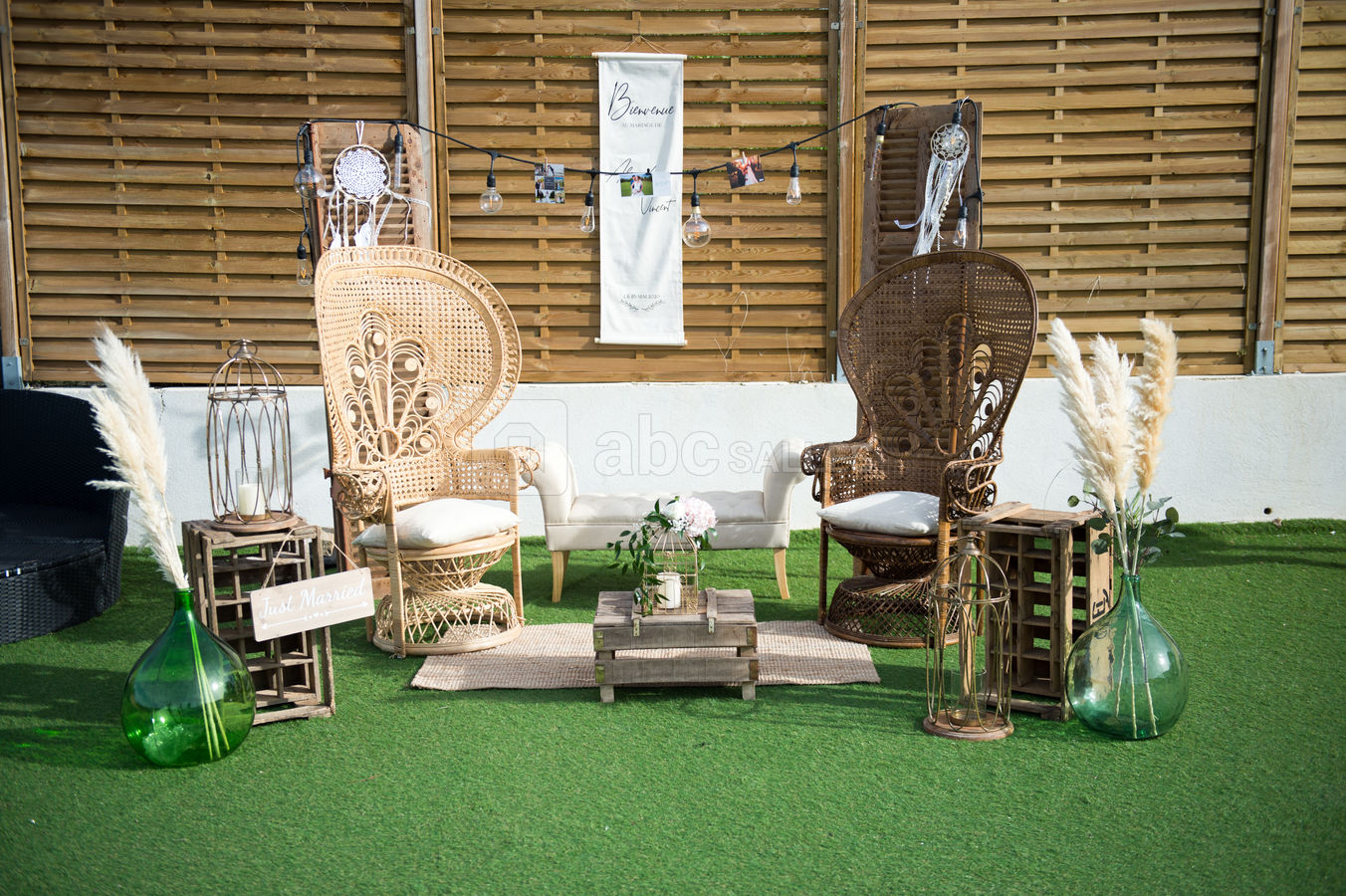 Décoration fauteuils Emmanuelle