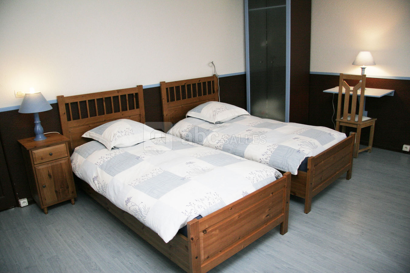 Chambre bleue