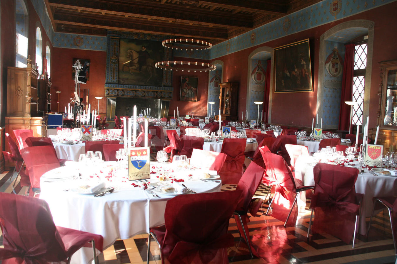 Réception salle des gardes
