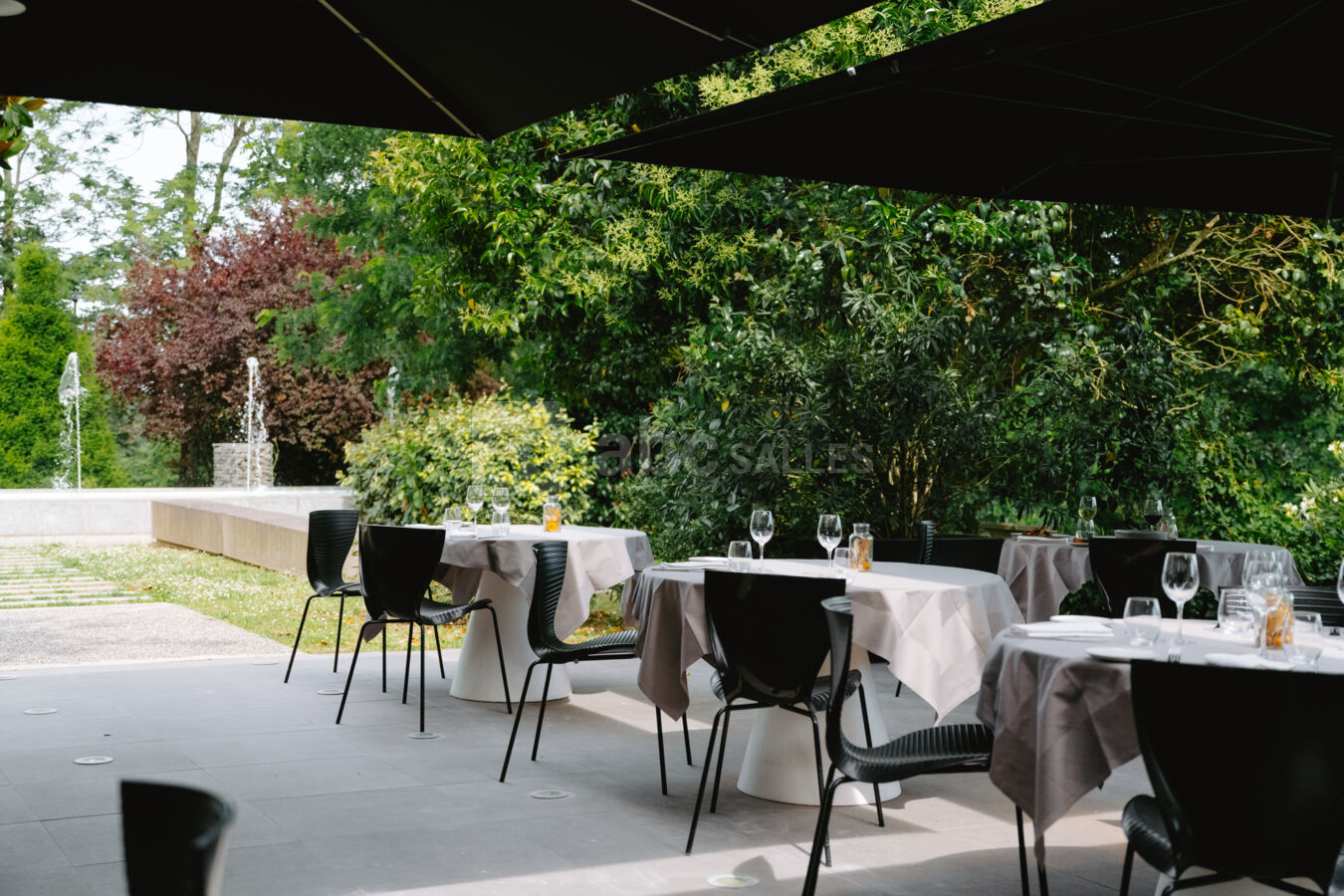 La terrasse du restaurant