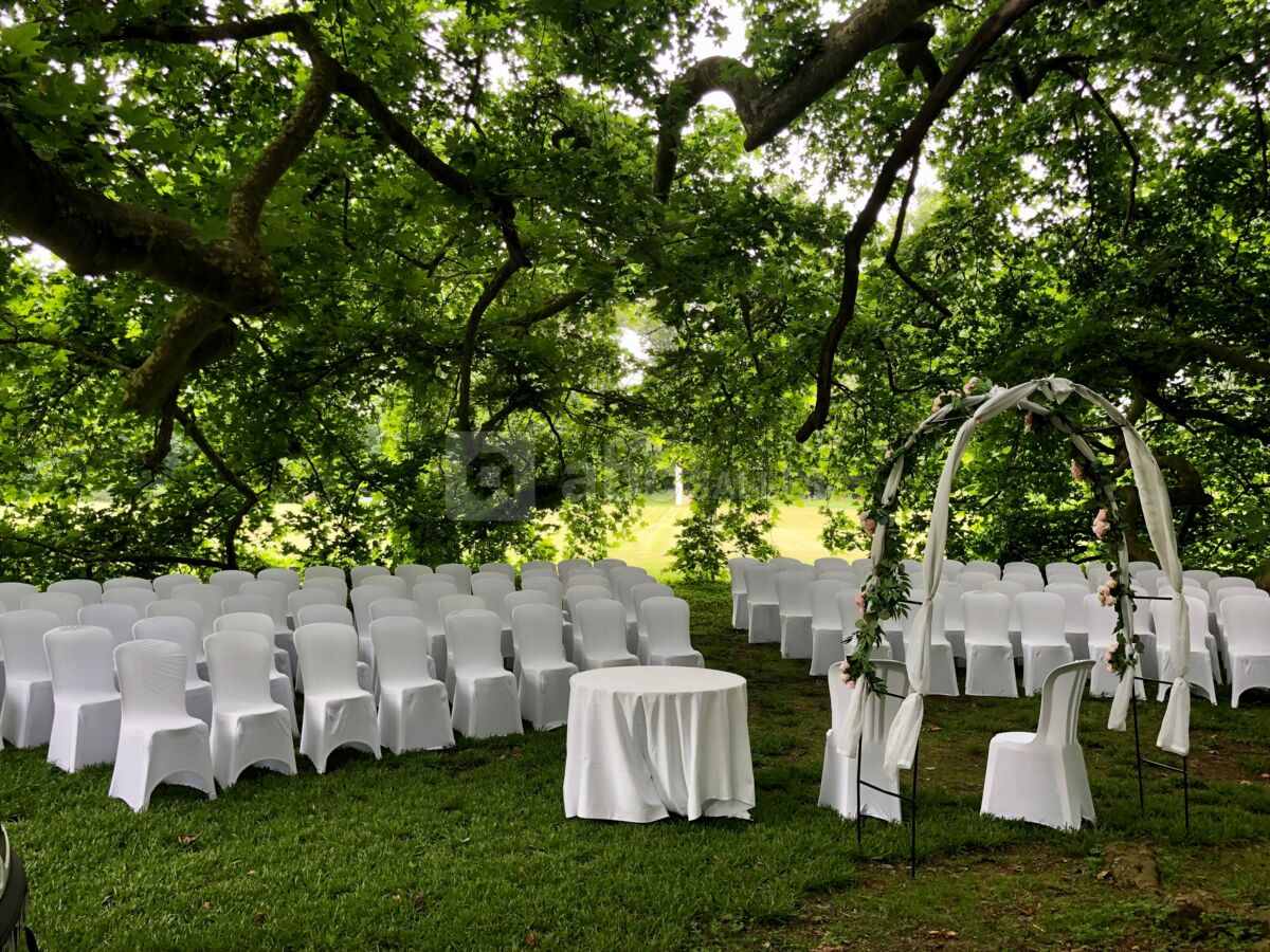 Cérémonie de mariage, Conférence sous le Platane