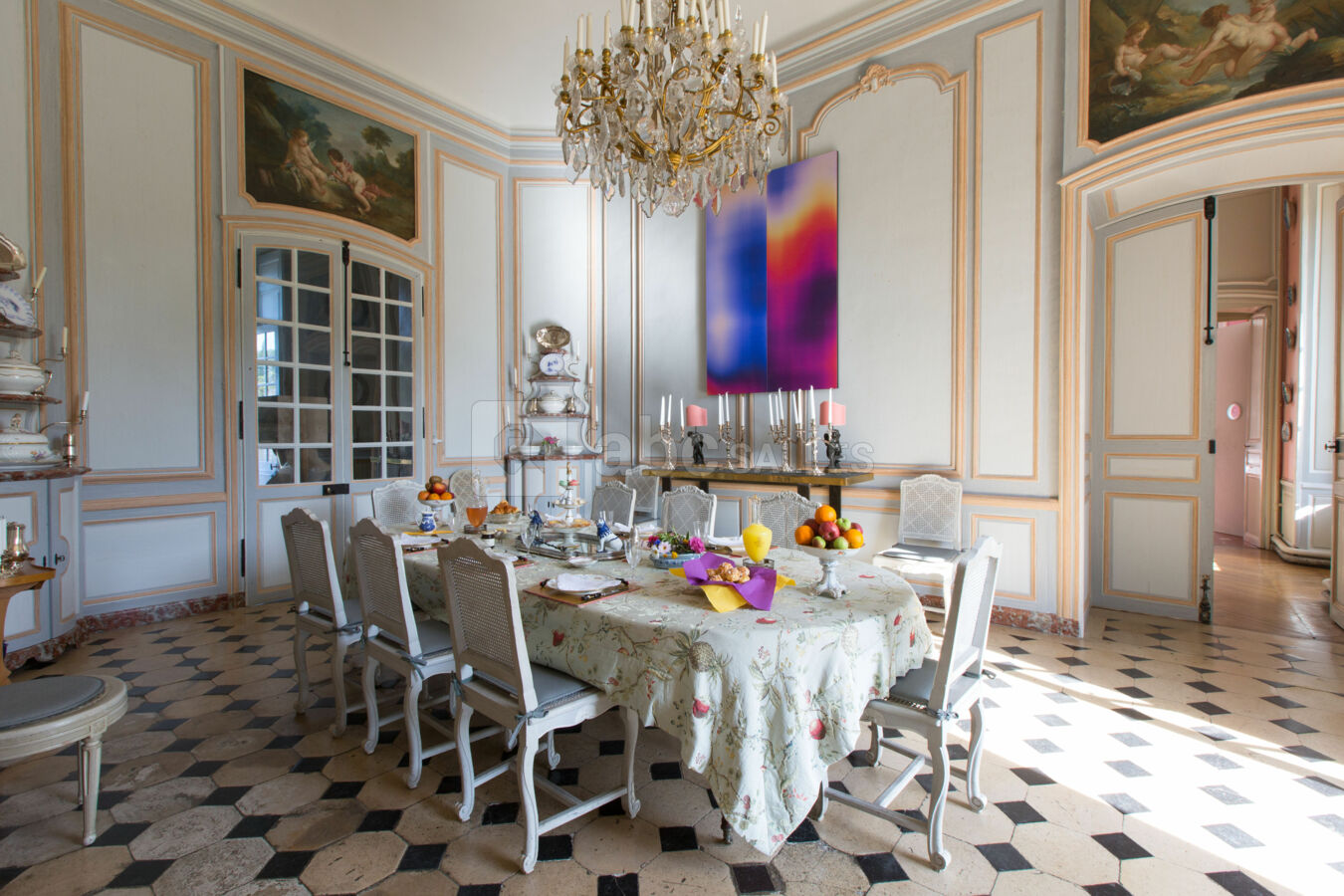 Salle à manger Château d'Aunoy