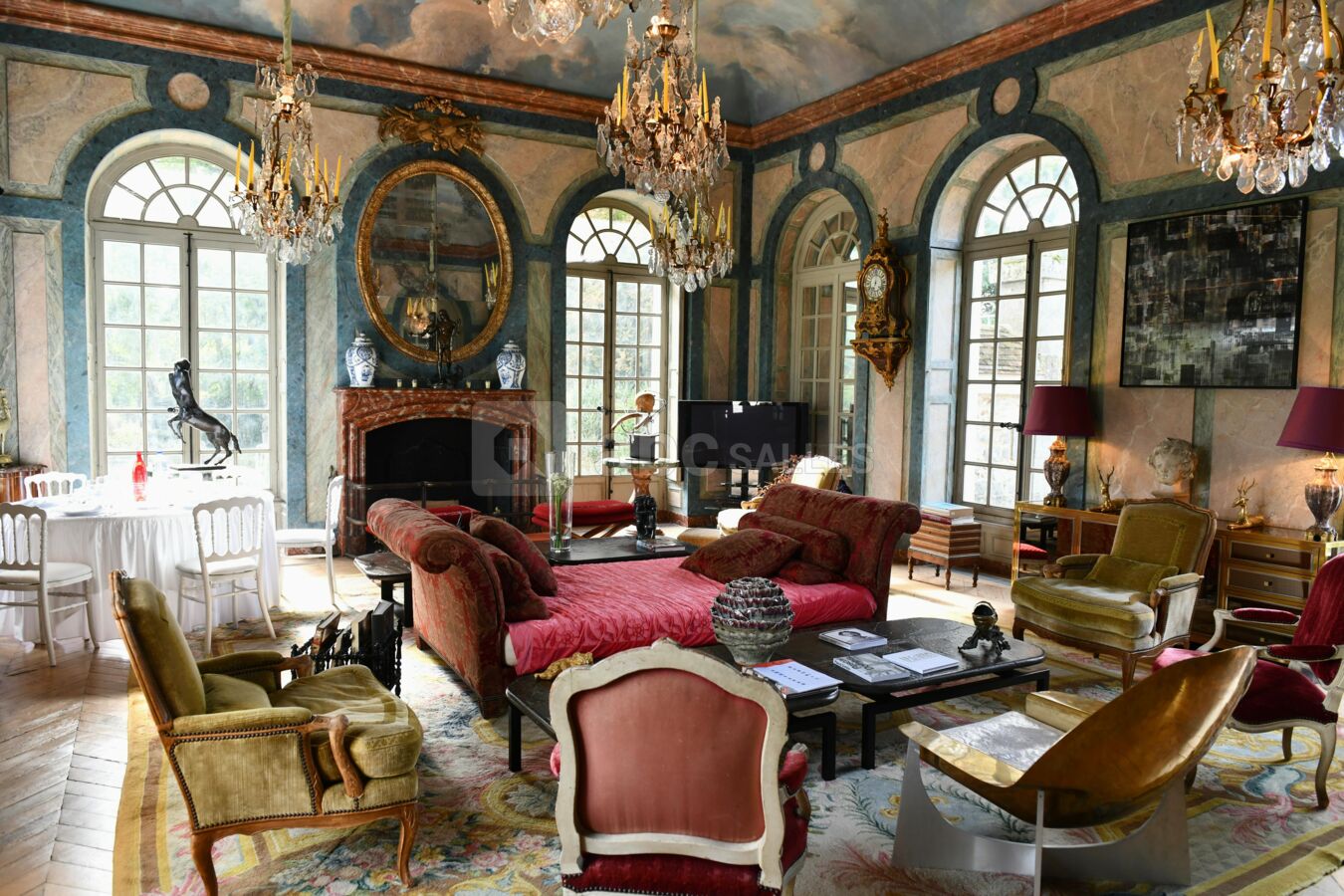Grand Salon du Château d'Aunoy
