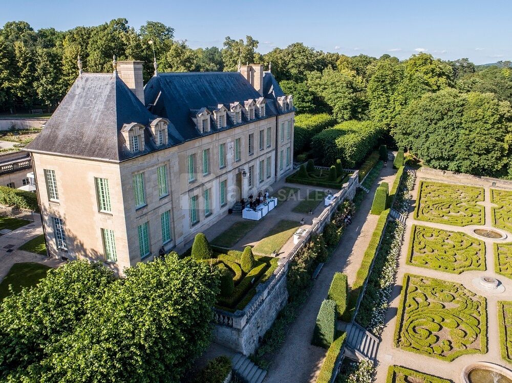 Vue aérienne de la terrasse sud