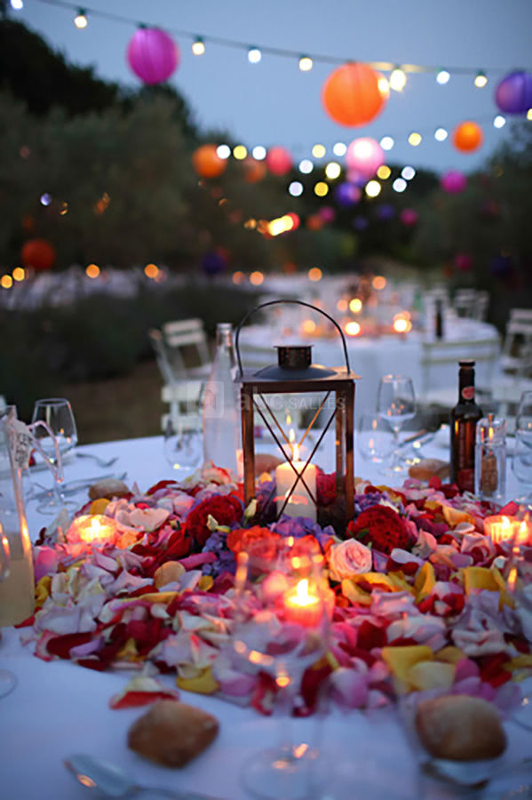 Mariage au Mas de So : dîner en pleine nature