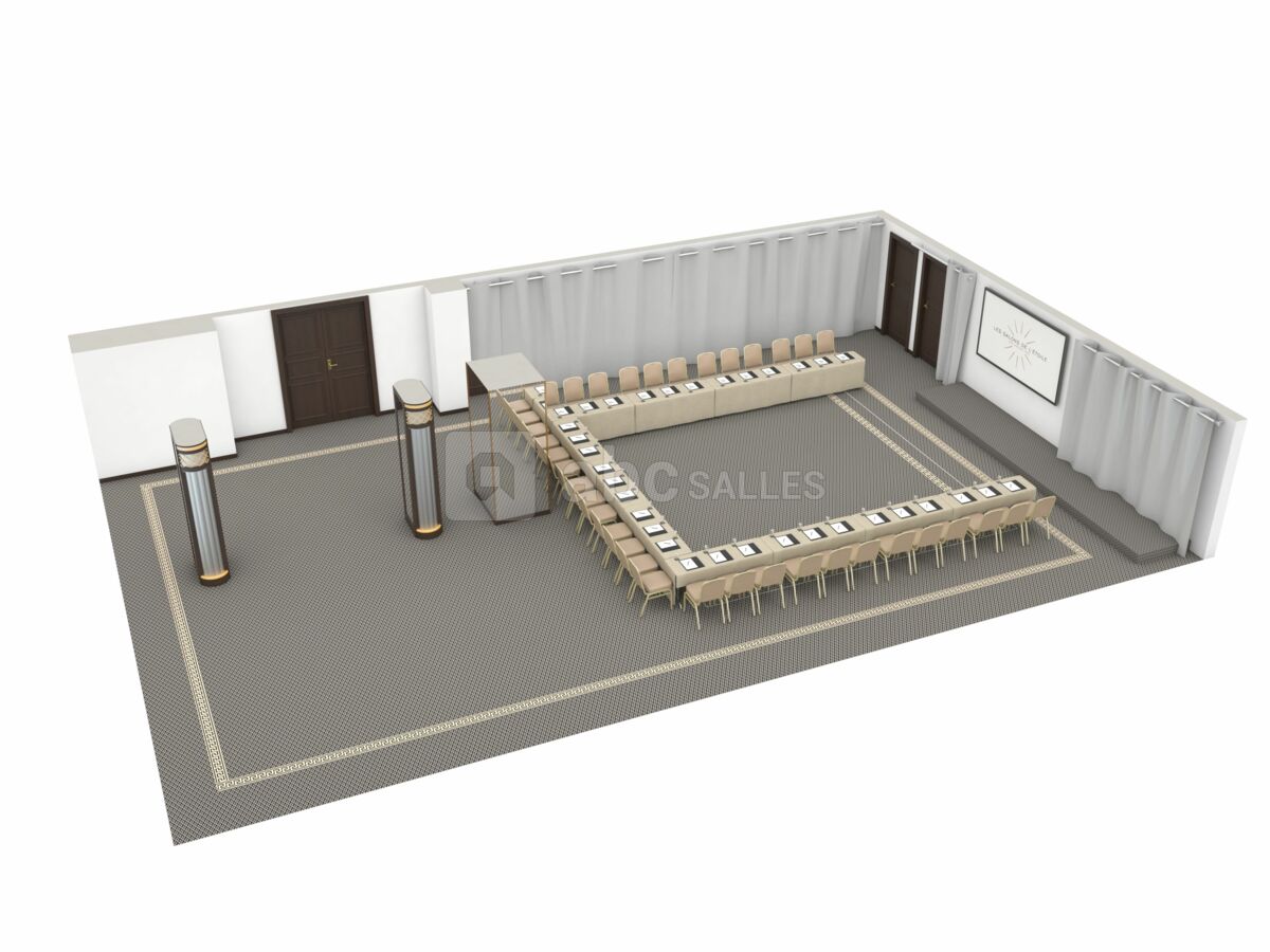 Salon Friedland - plan