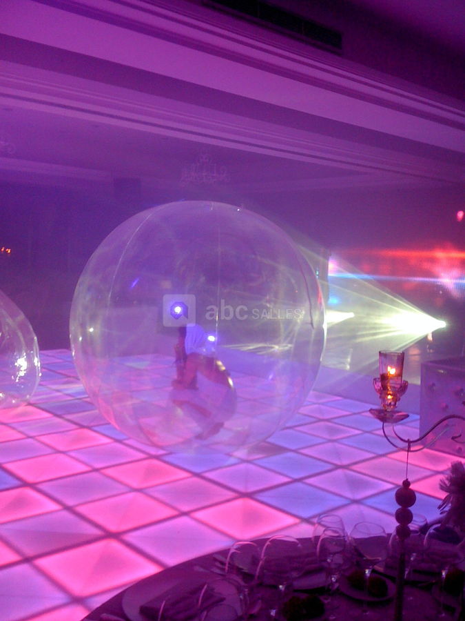 Chalet des pins piste de danse lumineuse