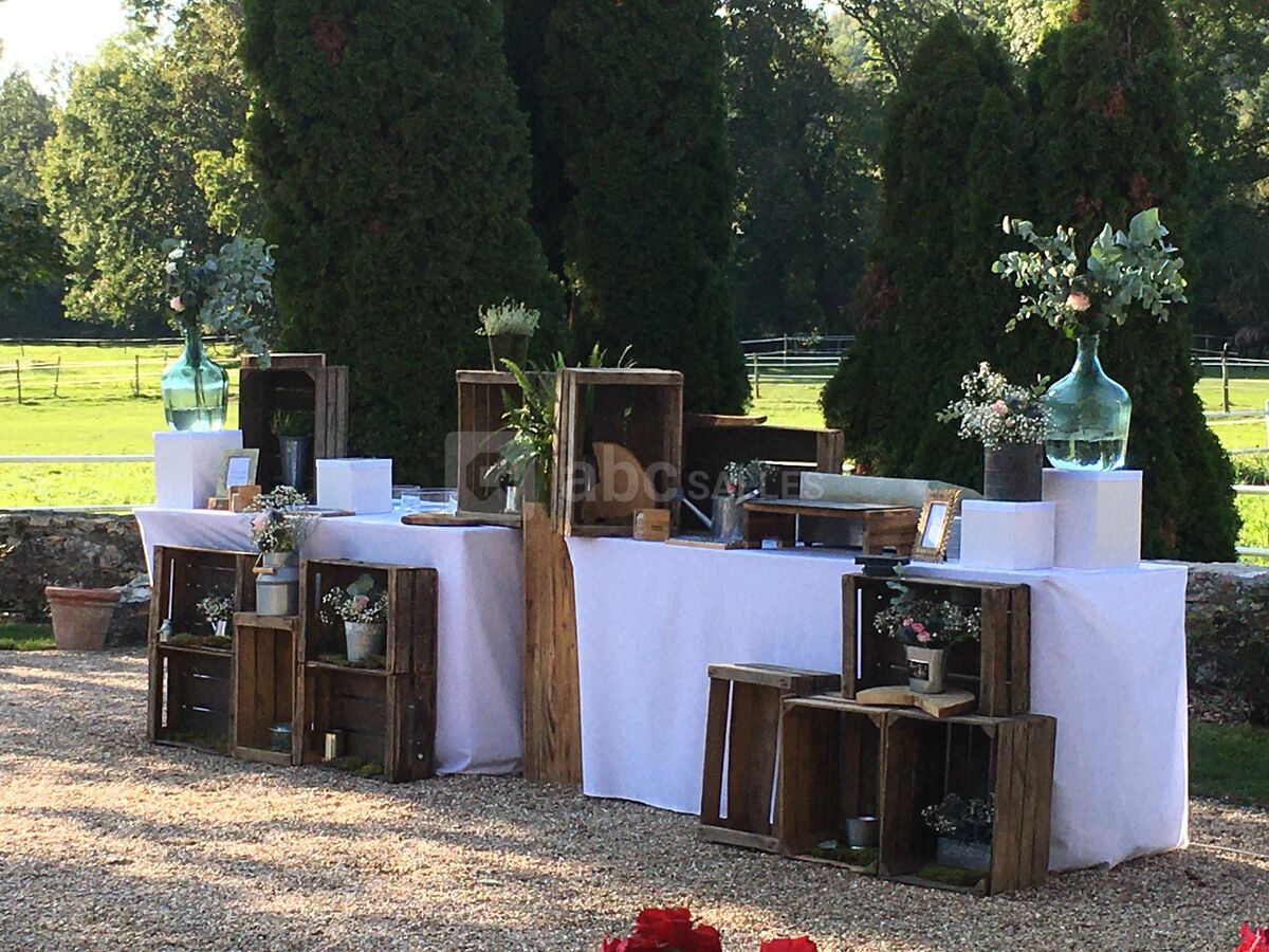 Buffet décoré
