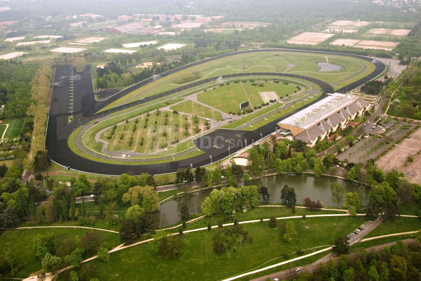 Hippodrome de Paris-Vincennes - Vue aérienne