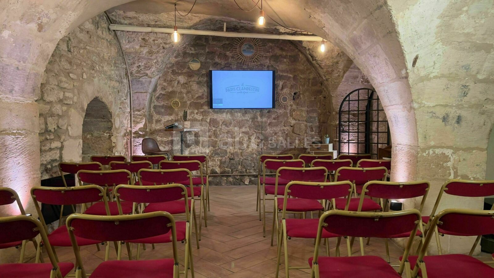 La salle de séminaire