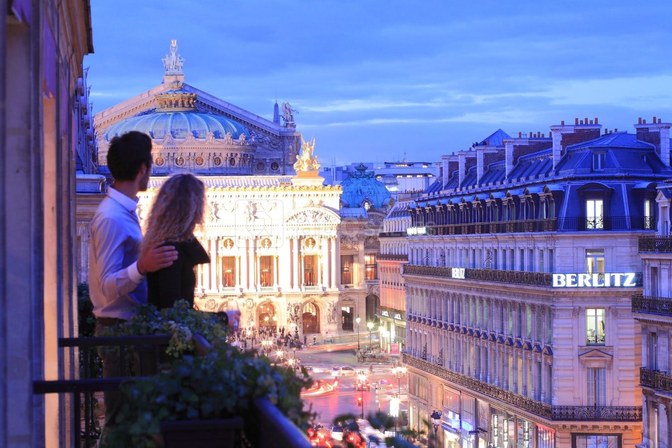Vue Opéra Garnier du balcon