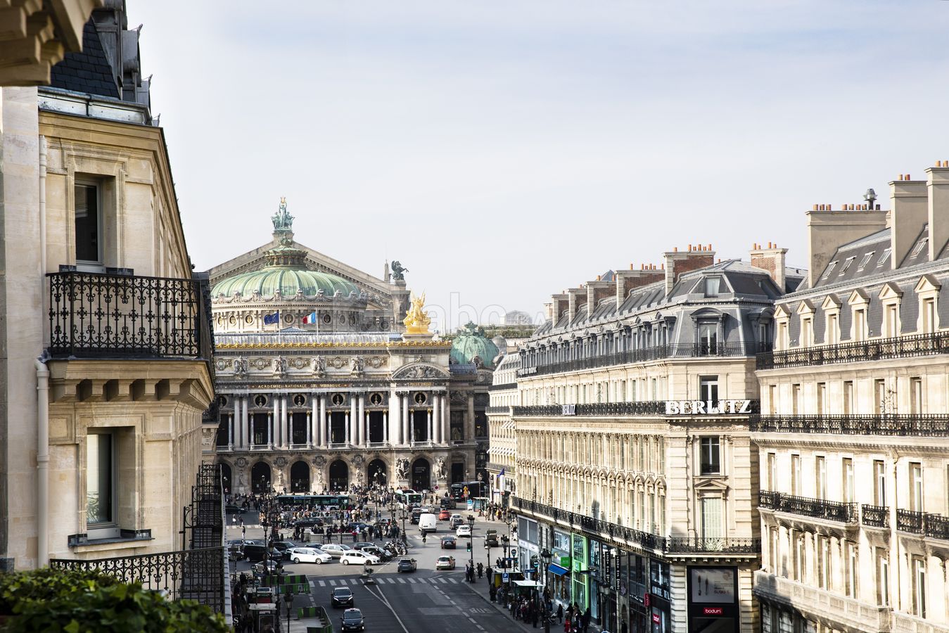 Vue Opéra Garnier des chambres