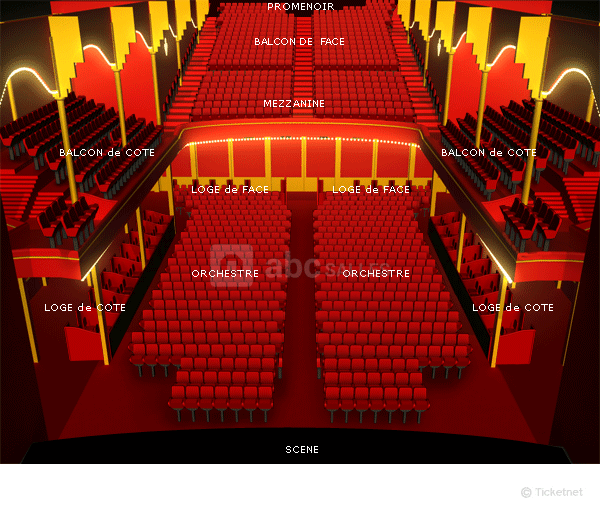 Plan salle du casino de paris arrondissement