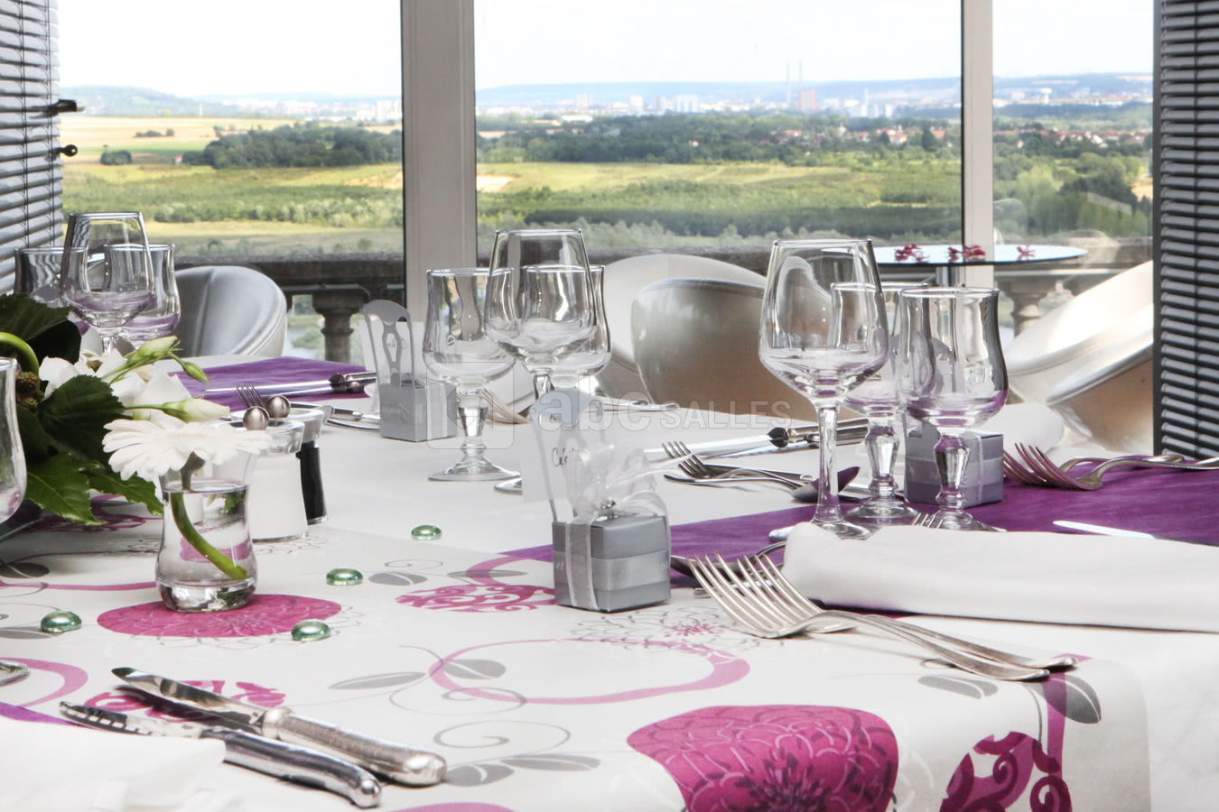 Vue d'une table